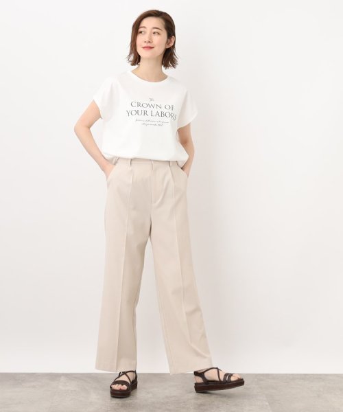 ソフトな清涼感！！シワになりにくいキレイ目ストレート夏パンツ！！