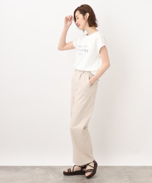 ソフトな清涼感！！シワになりにくいキレイ目ストレート夏パンツ！！