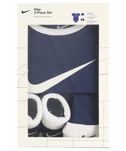 NIKE(ナイキ)/ベビー(6－12M) セット商品 NIKE(ナイキ) SWOOSH HAT/BODYSUIT/BOOTIE 3/img02