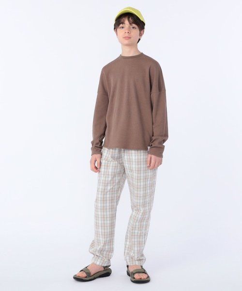 SHIPS KIDS(シップスキッズ)/【SHIPS KIDS別注】THYARD:145～170cm / ソフト ワッフル 長袖 カットソー/img06