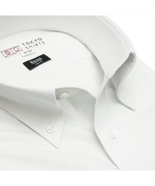 TOKYO SHIRTS(TOKYO SHIRTS)/【BRING Material (TM)】形態安定 ボタンダウンカラー 長袖ビジネスワイシャツ/img07