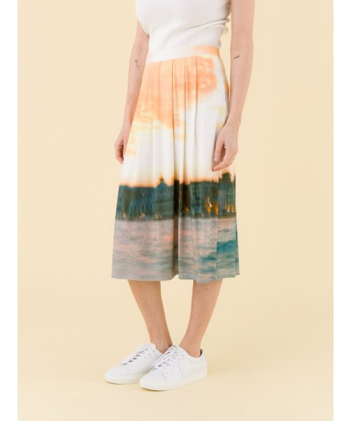 NR55 JUPE フォトフレアスカート 