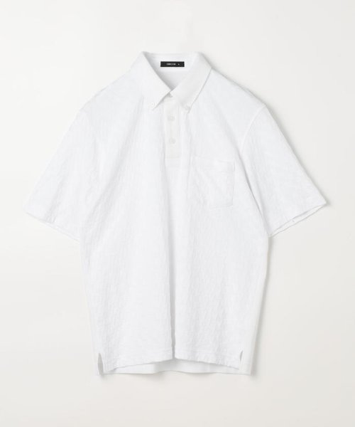 COMME CA ISM MENS(コムサイズム（メンズ）)/吸水速乾 市松柄 コンビデザイン ポロシャツ/img12