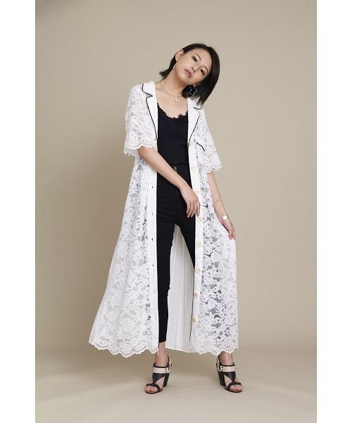 KOH.style(コースタイル)/PIPING LACE LONG  CARDIGAN/img06