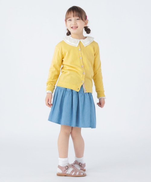 SHIPS KIDS(シップスキッズ)/SHIPS KIDS:100～130cm / ティアード デニム スカート/img06