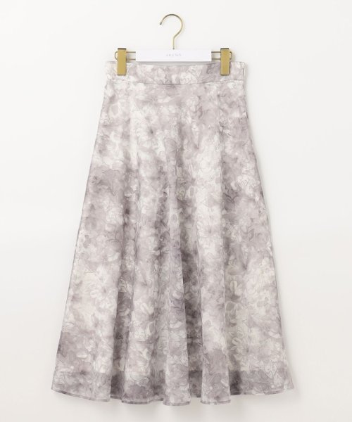 any SiS L(エニスィス（大きいサイズ）)/【洗える】水彩フラワープリント スカート/img12