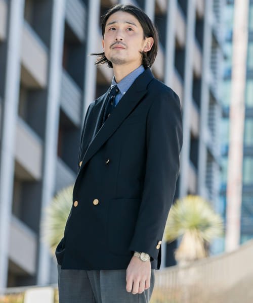 URBAN RESEARCH DOORS(アーバンリサーチドアーズ)/LIFE STYLE TAILOR　メタルボタンWブレザー/img10