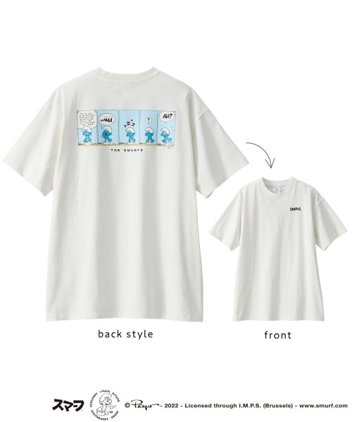 GeeRA(ジーラ)/【スマーフ】コラボプリントＴシャツ/img76