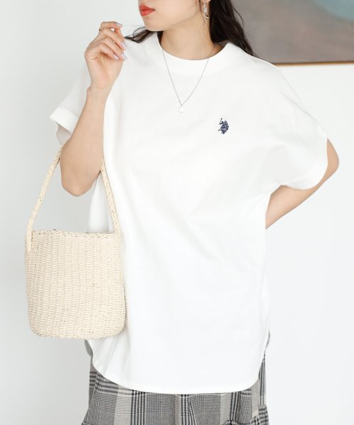 GeeRA(ジーラ)/【U.S. POLO ASSN.】綿100％フレンチスリーブTシャツ/img23