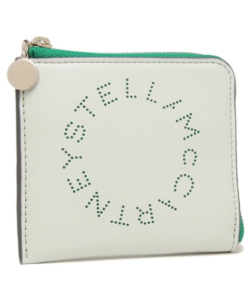 Stella McCartney(ステラマッカートニー)/ステラマッカートニー カードケース コインケース バイカラー ロゴ グリーン レディース STELLA McCARTNEY 700253 W8856 1257/img01