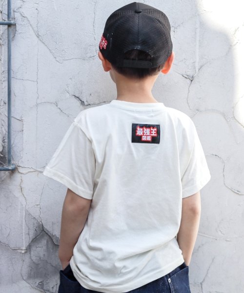 SHOO・LA・RUE(Kids) (シューラルーキッズ)/【最強王図鑑×SHOO・LA・RUE】8分割プリントTシャツ/img14