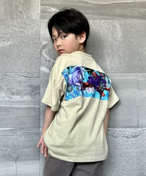 SHOO・LA・RUE(Kids) (シューラルーキッズ)/【最強王図鑑×SHOO・LA・RUE】VSバックプリントTシャツ/img12