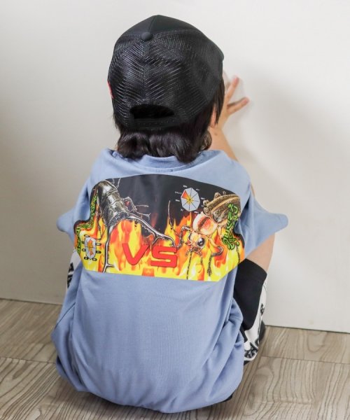 SHOO・LA・RUE(Kids) (シューラルーキッズ)/【最強王図鑑×SHOO・LA・RUE】VSバックプリントTシャツ/img14