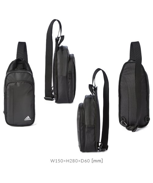 Adidas(アディダス)/アディダス ボディバッグ ワンショルダーバッグ adidas 68101 4L 小さめ スリム スマート メンズ レディース/img03