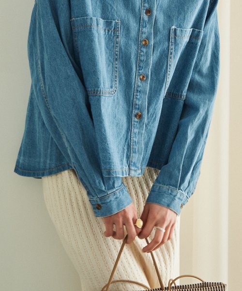 marjour(マージュール)/OVER DENIM SHIRT JACKET/img04