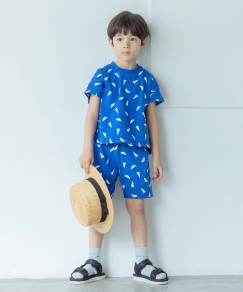 THE SHOP TK（KID）(ザ　ショップ　ティーケー（キッズ）)/【110－150】総柄プリントパンツ/img01