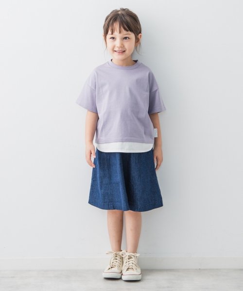 THE SHOP TK（KID）(ザ　ショップ　ティーケー（キッズ）)/【110－150】台形スカート/img01