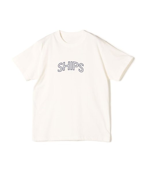 SHIPS WOMEN(シップス　ウィメン)/* SHIPS ラウンド プリント ロゴ TEE ◇/img08