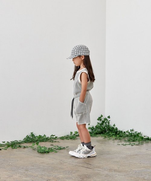 SHIPS KIDS(シップスキッズ)/【セットアップ対応商品】MOUN TEN.:110～140cm / バイカラー ワッフル ショーツ/img02