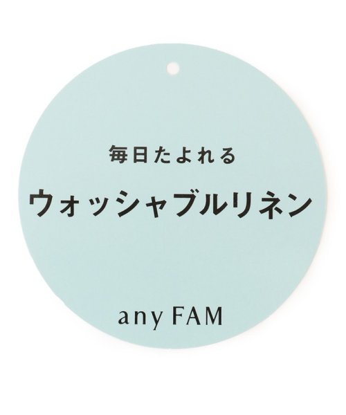 anyFAM(anyFAM)/ライトリネンクロスチュニックシャツ/img24