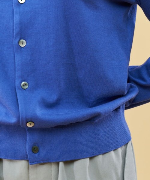 エクストラファインゲージコットン クルーネックカーディガン エクストラファインゲージコットン クルーネックカーディガン U1516235298(11583円)