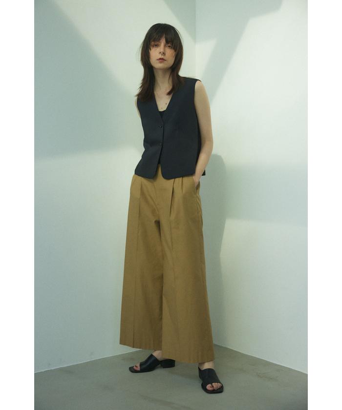 center press wide pants