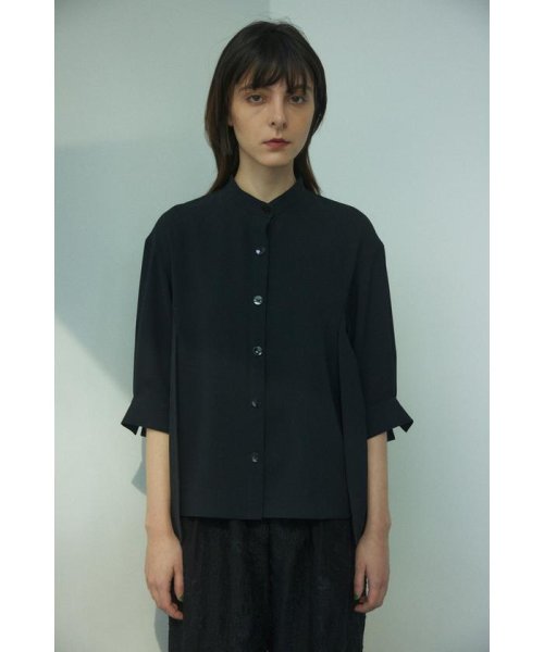 BLACK BY MOUSSY(ブラックバイマウジー)/stand collar shirt/img10