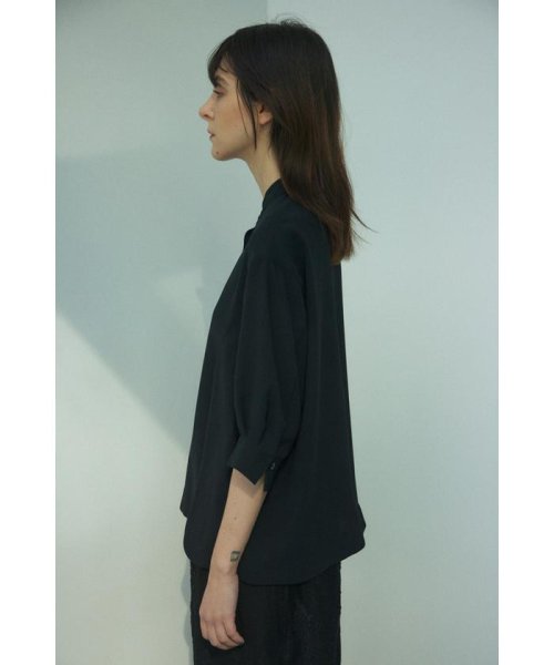 BLACK BY MOUSSY(ブラックバイマウジー)/stand collar shirt/img11