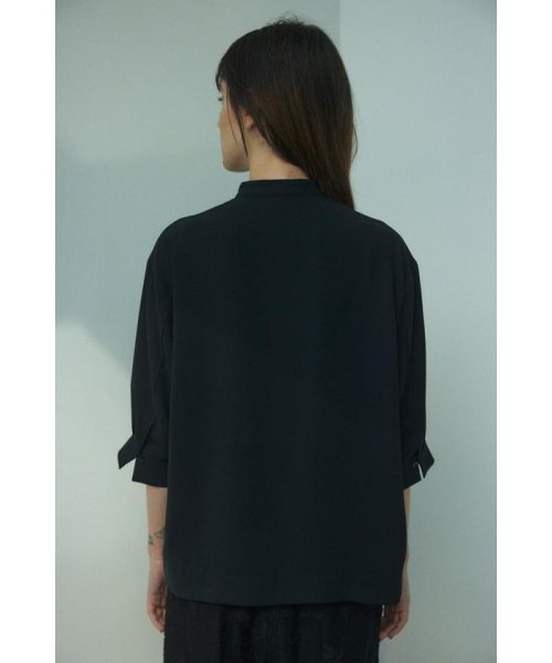 BLACK BY MOUSSY(ブラックバイマウジー)/stand collar shirt/img12
