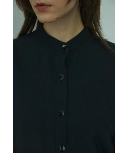 BLACK BY MOUSSY(ブラックバイマウジー)/stand collar shirt/img13