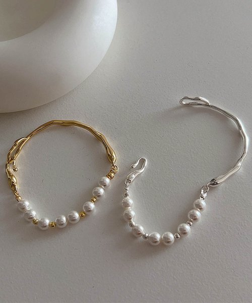 ARGO TOKYO(アルゴトウキョウ)/【GOLD10】Pearl Comb Bracelet　26125 パールコンビブレスレット　ブレスレット　シルバー　ゴールド　アクセサリー　アクセ/img04