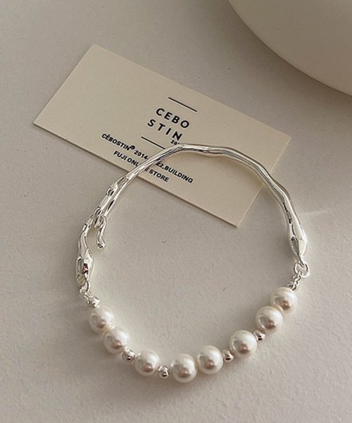 ARGO TOKYO(アルゴトウキョウ)/【GOLD10】Pearl Comb Bracelet　26125 パールコンビブレスレット　ブレスレット　シルバー　ゴールド　アクセサリー　アクセ/img06