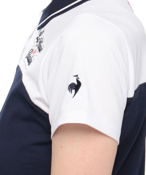 le coq sportif GOLF (ルコックスポルティフ（ゴルフ）)/EXcDRYバイカラー半袖ポロシャツ (吸汗速乾/ストレッチ/UV CUT(UPF50+)/高速ドライ)【アウトレット】/img20