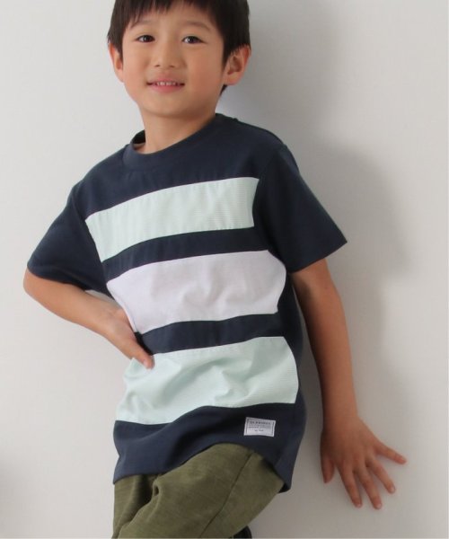 ikka kids(イッカ　キッズ)/布帛ボーダー切り替えTシャツ（120〜160cm）/img07