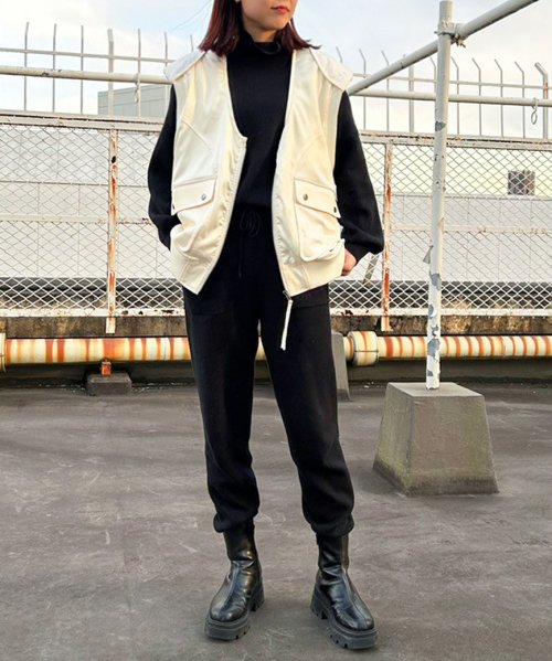 led.tokyo(レッドトーキョー)/QUILTING MILITARY VEST/img04