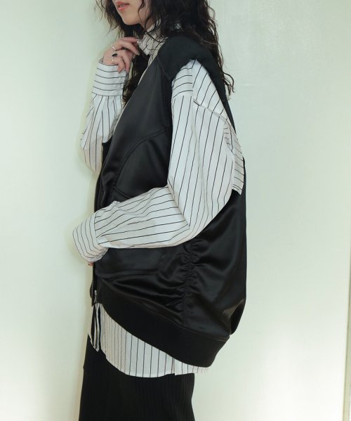 led.tokyo(レッドトーキョー)/QUILTING MILITARY VEST/img16