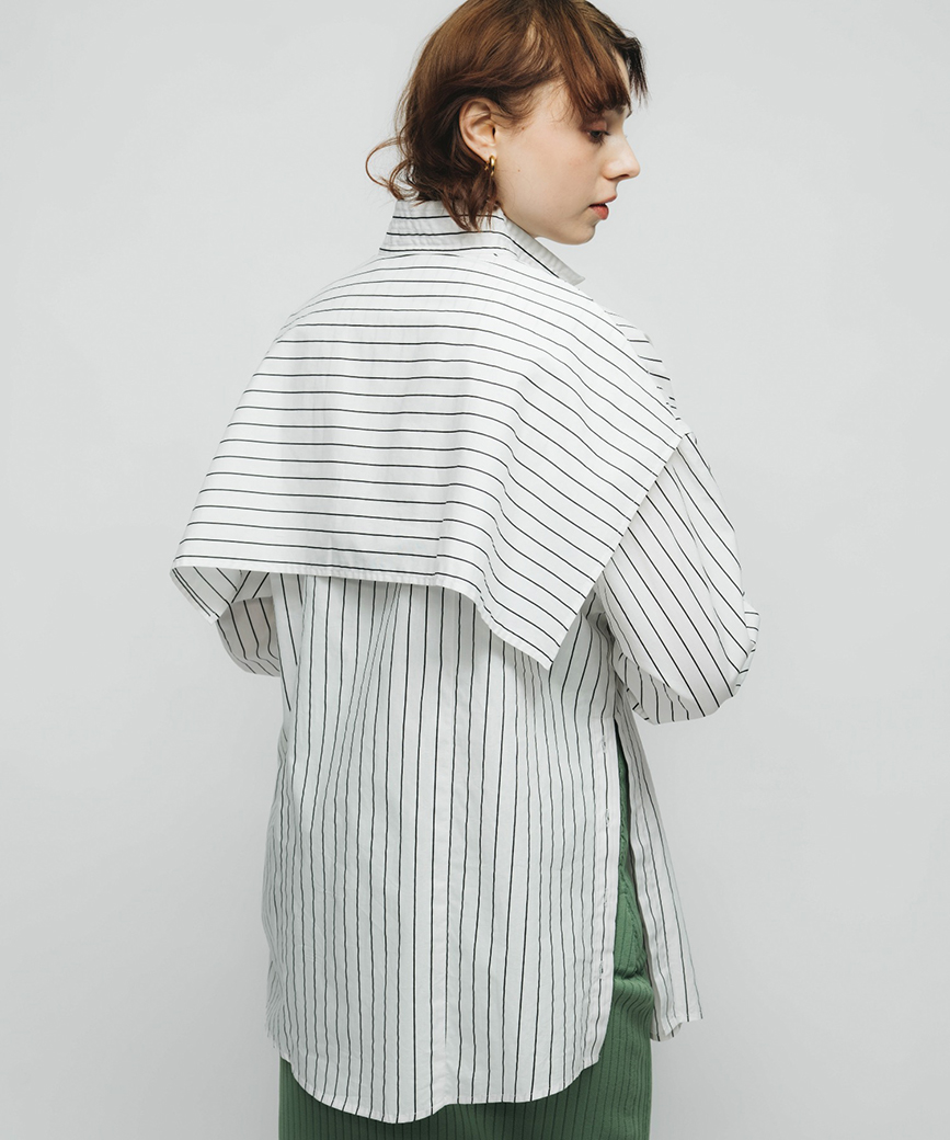 M/W BUTTON STRIPE SHIRT