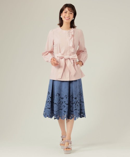 TO BE CHIC(L SIZE)(トゥービーシック Lサイズ)/【L】ストレッチタフタ　ブルゾン/img02