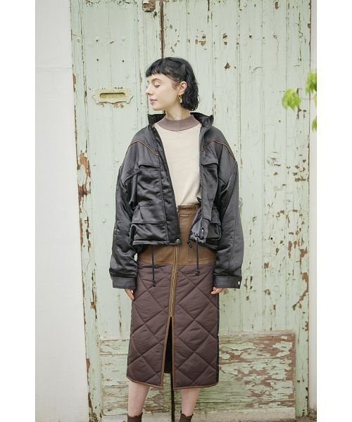 KOH.style(コースタイル)/ECO LETHERxQUILTING SKIRT/img03