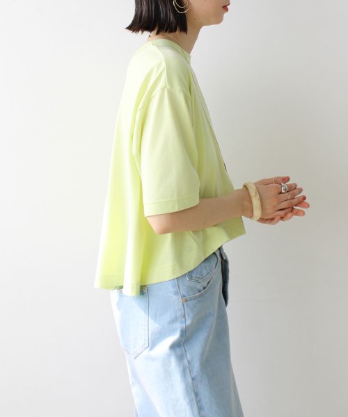 GeeRA(ジーラ)/綿素材クロップドTシャツ/img43