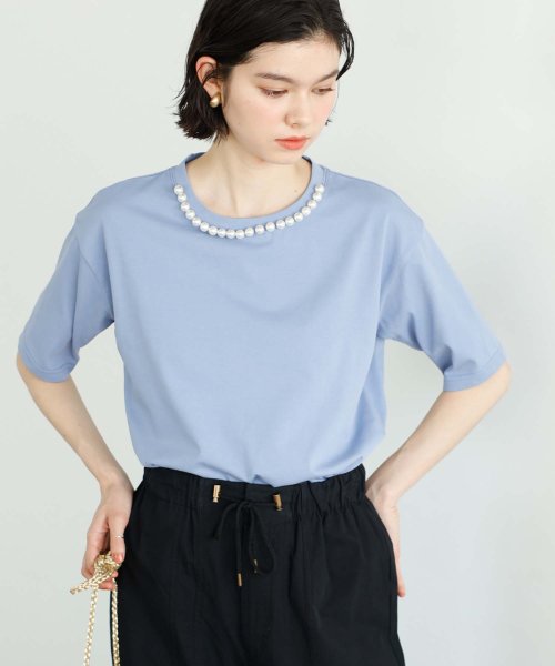 GeeRA(ジーラ)/綿素材ネックレスデザインTシャツ/img22