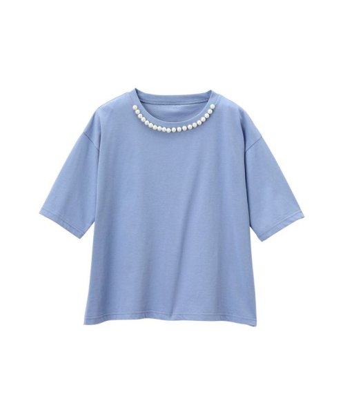 GeeRA(ジーラ)/綿素材ネックレスデザインTシャツ/img32