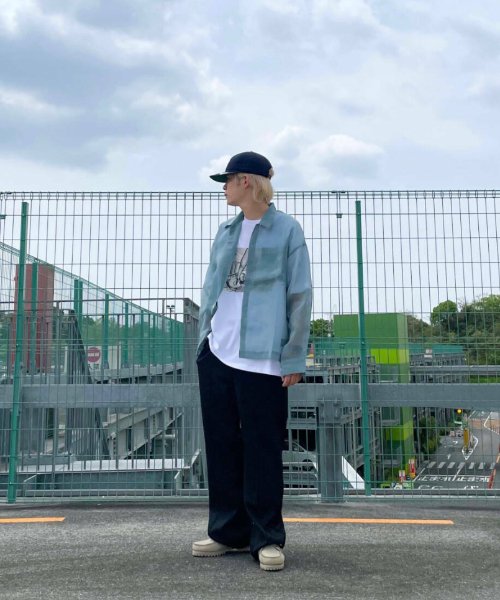 URBAN RESEARCH(アーバンリサーチ)/URBAN RESEARCH iD　SEMI FLARE POLY TWILL PANTS/img01