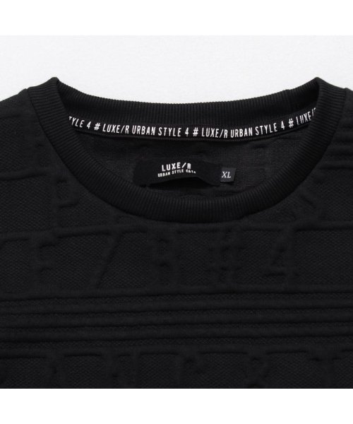 SB Select(エスビーセレクト)/LUXE/R ふくれジャガード半袖Tシャツ/img05