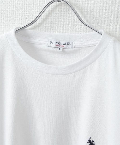ZIP FIVE(ジップファイブ)/U.S. POLO ASSN. 天竺ワンポイント刺繍半袖Tシャツ/img01