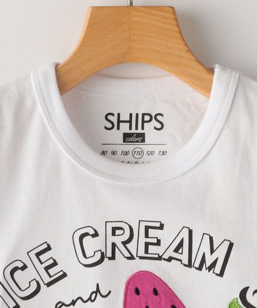 SHIPS Colors  KIDS(シップスカラーズ　キッズ)/SHIPS Colors:〈洗濯機可能〉パッチワーク プリント TEE(80～130cm)/img02