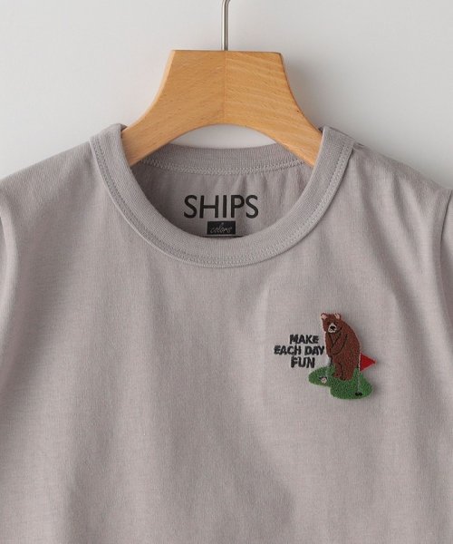 SHIPS Colors  KIDS(シップスカラーズ　キッズ)/SHIPS Colors:〈洗濯機可能〉ハブラシステッチTEE(80～130cm)/img02