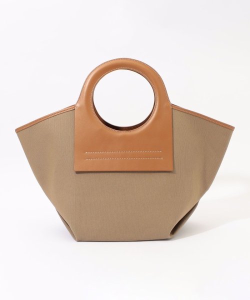 TOMORROWLAND GOODS(TOMORROWLAND GOODS)/HEREU CALA SMALL Leather－trimmed キャンバストートバッグ/img08