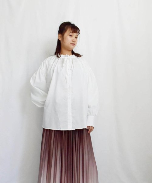 ARGO TOKYO(アルゴトウキョウ)/Discolor Accordion Pleats Skirt 222018 変色アコーデイオンプリーツスカート/img10