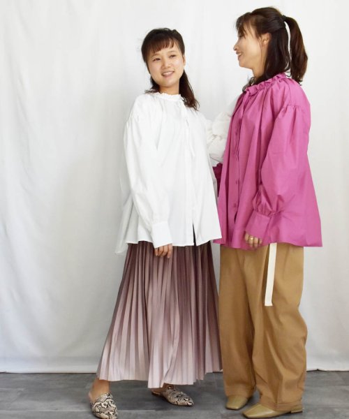 ARGO TOKYO(アルゴトウキョウ)/Discolor Accordion Pleats Skirt 222018 変色アコーデイオンプリーツスカート/img14